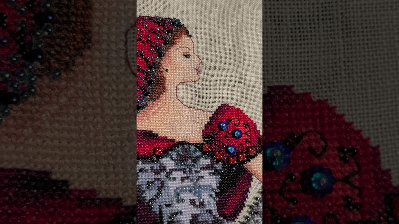 Cross Stitch #160...Quarter Stitches on a Mirabilia Pattern