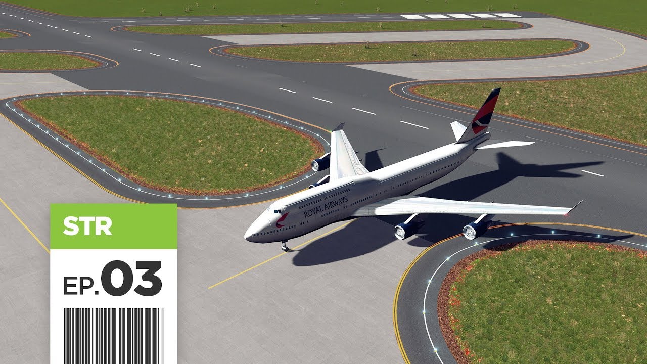 Cities Skylines: FBS International Airport — Part 3 — Runways & Taxiways