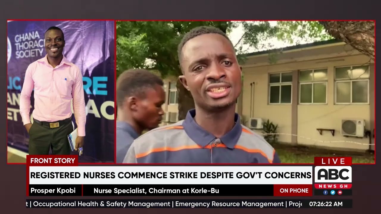 Patients in tears due to nationwide strike by the Ghana Registered Nurses and Midwives Association
