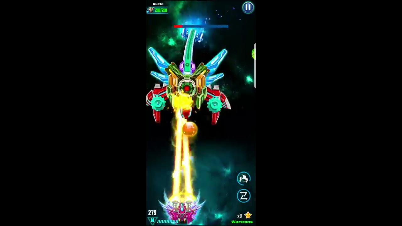 [Event Wartrons] Level 20 Galaxy Attack: Alien Shooter | Best Relax Game Mobile | Arcade Space Shoot