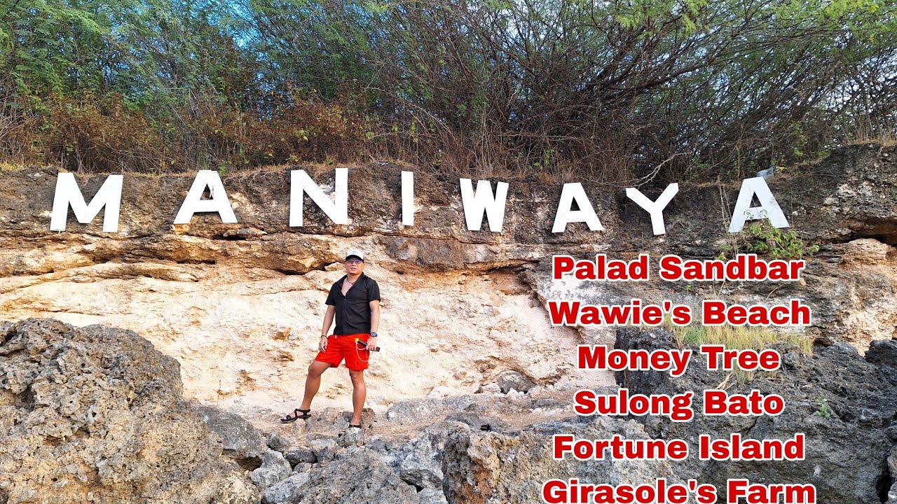 Maniwaya Marinduque / Wawie's beach resort/ Palad sandbar/Money Tree/ Sulong Bato/Fortune Island