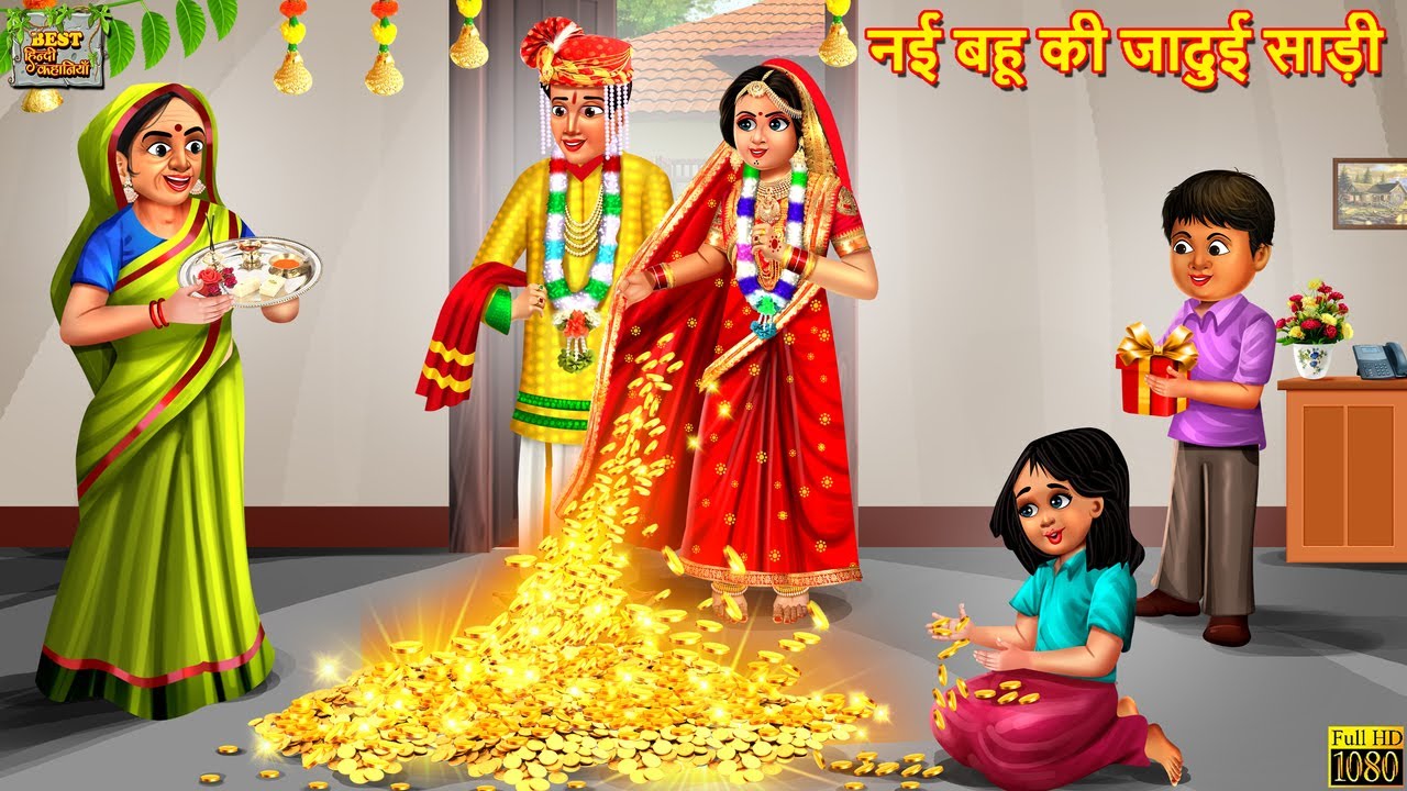 नई बहू की जादुई साड़ी | Jadui Saree | Hindi Kahani | Moral Stories | Bedtime Stories | Kahaniya