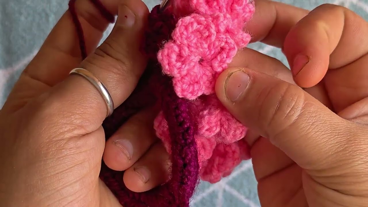 Crochat rabarbend gujarati tutorial #crochet #youtubevideo #hendmade #crochetcrosai #crochetpattern