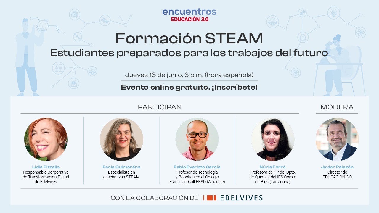 Formación STEAM: Estudiantes preparados para los trabajos del futuro