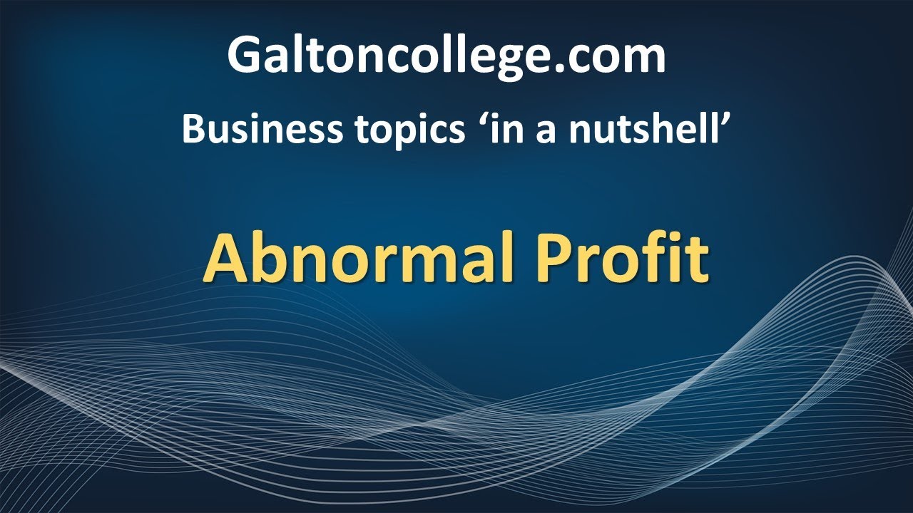 Abnormal Profit