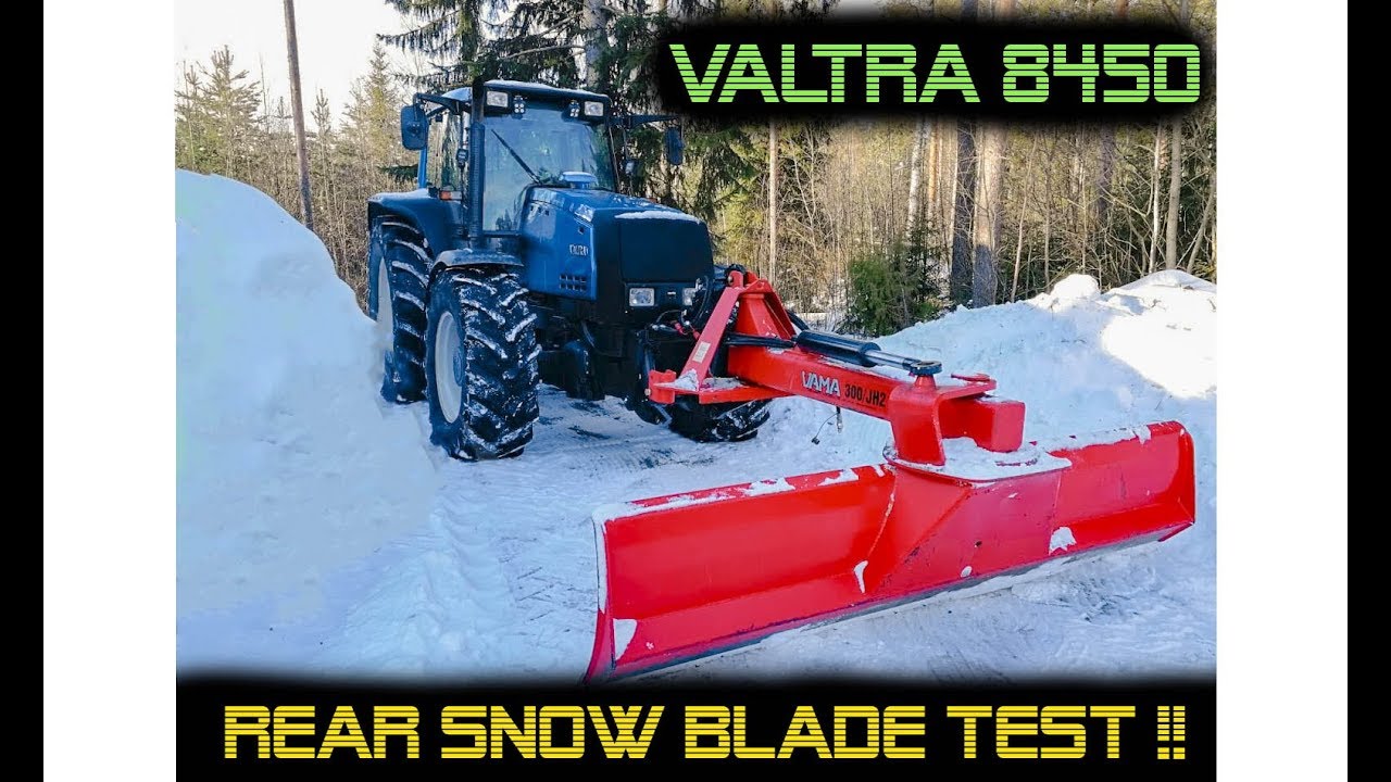 VALTRA 8450, LUMENLYKKÄYSTESTIÄ PERÄLEVYLLÄ !!
