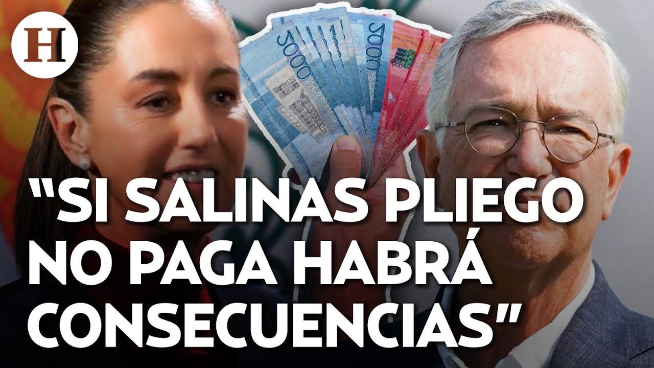 Claudia Sheinbaum asegura que Salinas Pliego deberá pagar más de 48 mil millones al SAT