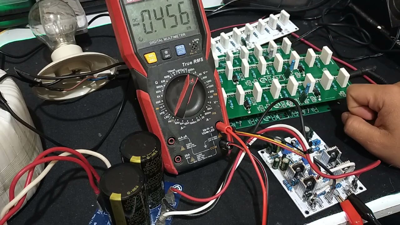 Ajuste de tarjeta impulsora clase AB (ideal para armar amplificadores caseros de excelente calidad)
