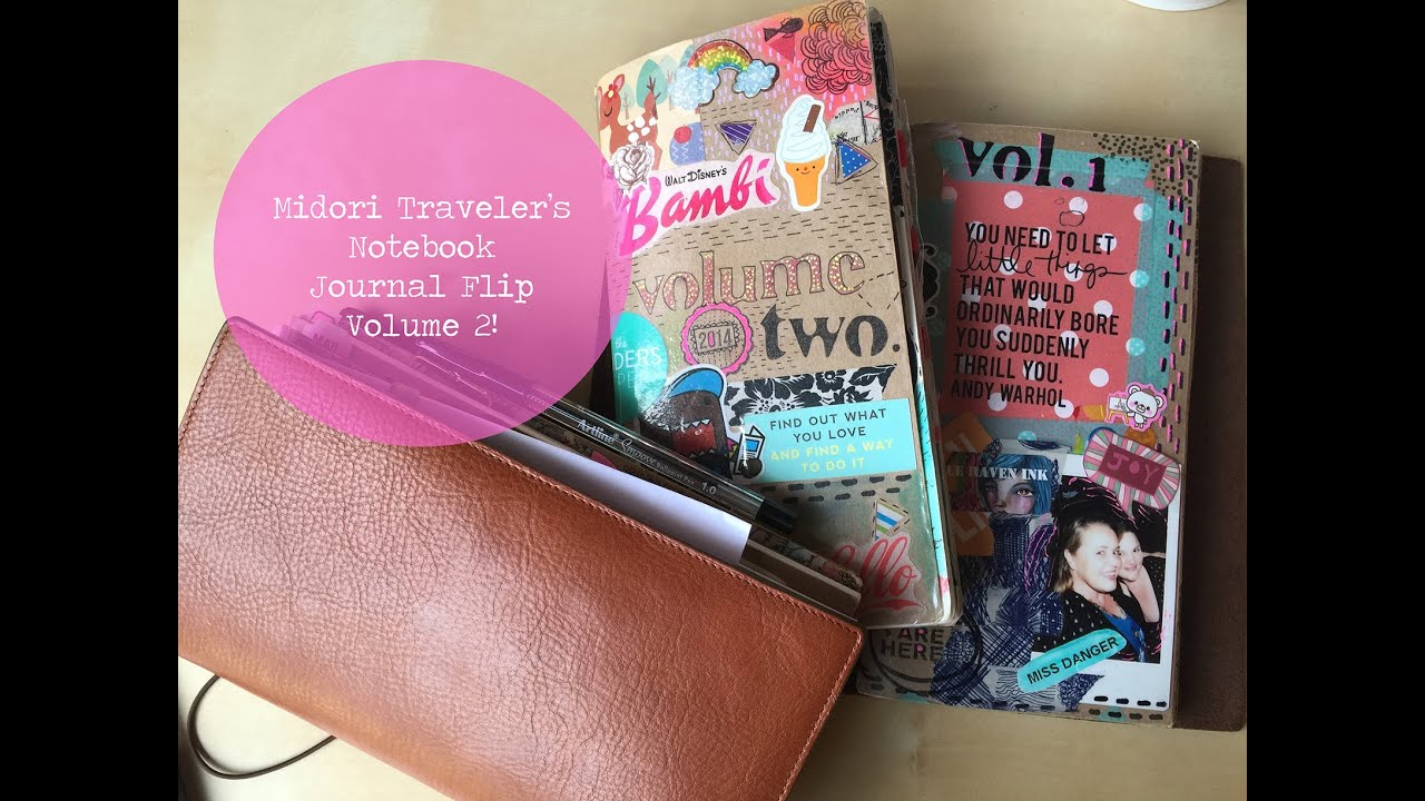 Midori Travelers Notebook Journal Flip - Volume 2