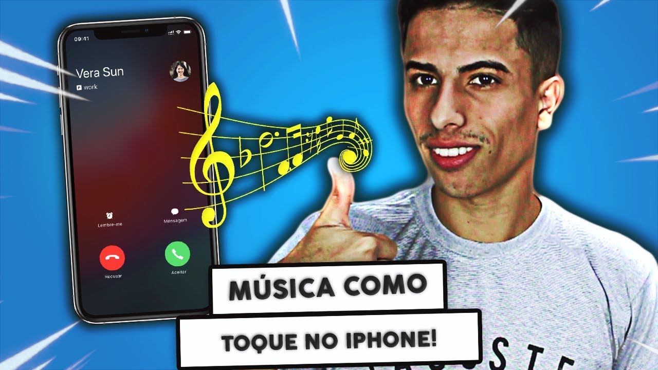 Como colocar MÚSICA como TOQUE no iPhone