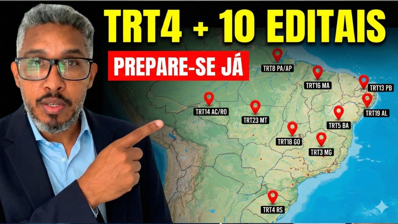 TRT4 Confirmou Comissão! O Início da Nova Era de Concursos TRT (10+ Editais)