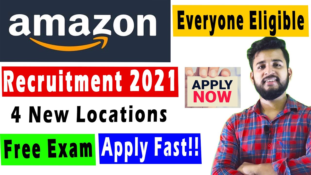 🔴 Amazon Recruitment Process for Freshers 2021 | Work From Home Jobs NO Experience
