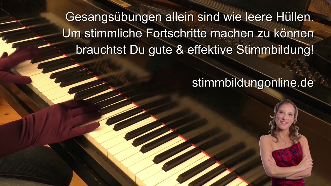 Übungen zum Einsingen 🎵  - Folge 1 - Gesangsübungen 🎹  - Gesangstraining 👍