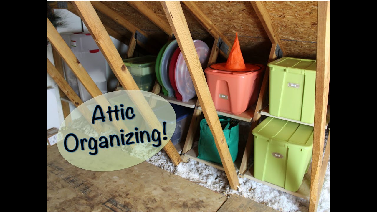 ATTIC ORGANIZATION IDEAS | AtticMaxx Review and Giveaway