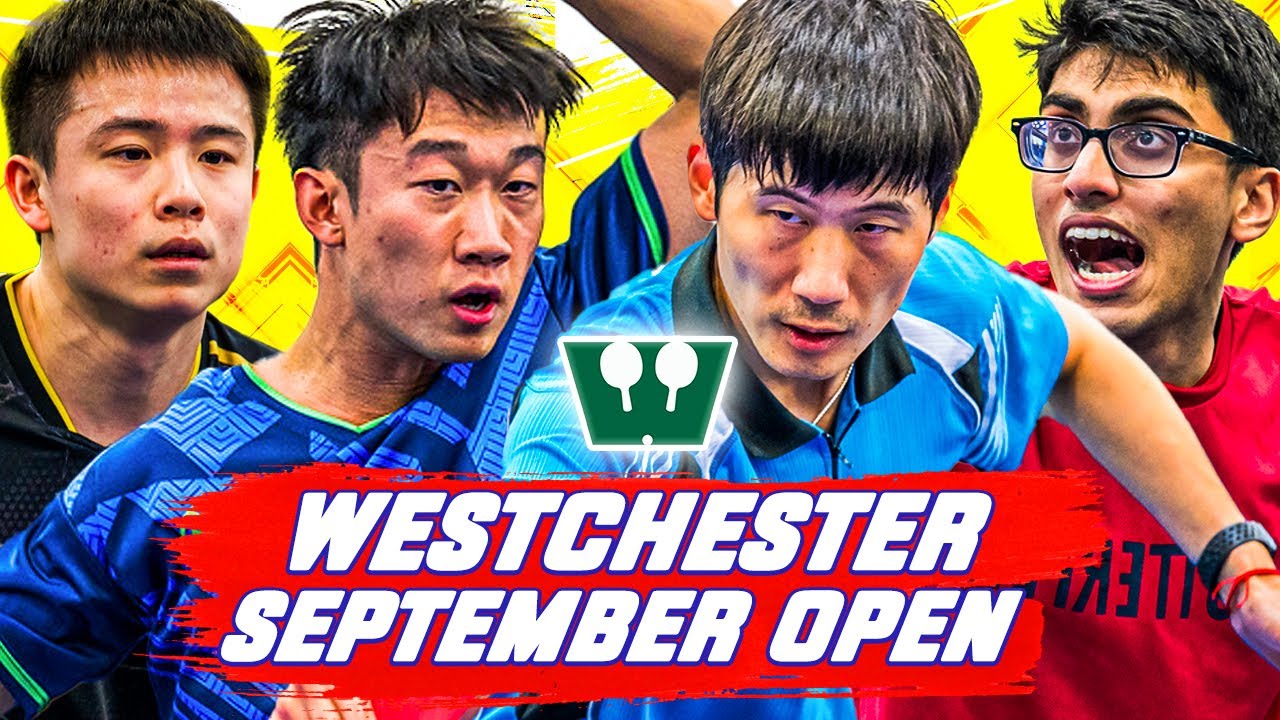 Westchester Table Tennis Center September Open Highlights! FT Jian Li, Kai Zhang, Yiran Wu. 4K HD!