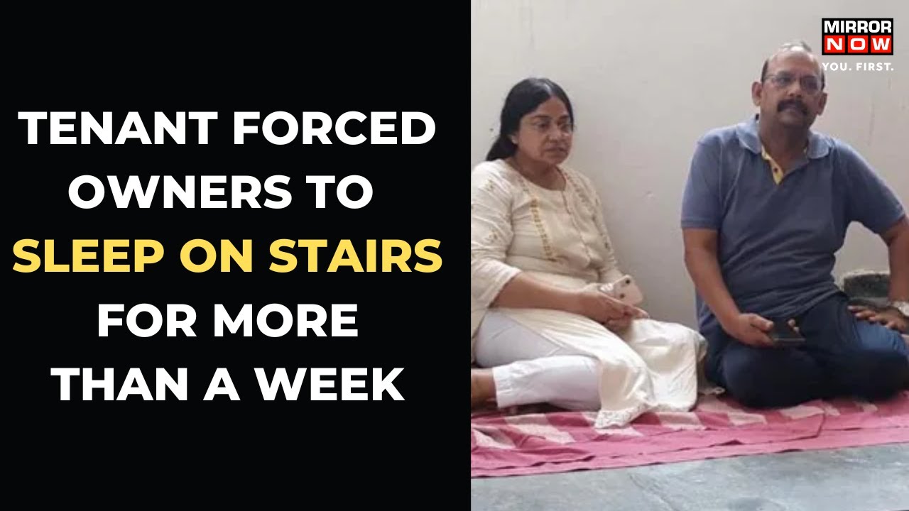 Tenant forced elderly house owner couple to sleep on stairs for over a week| Noida News | News Today