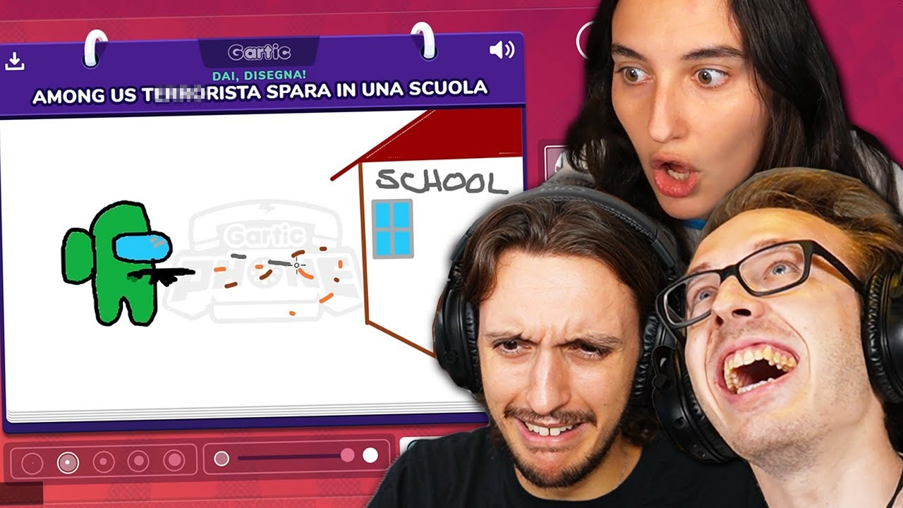 GARTIC PHONE NON FAMILY FRIENDLY con @hemerald @tearlessraptor e altri amici!
