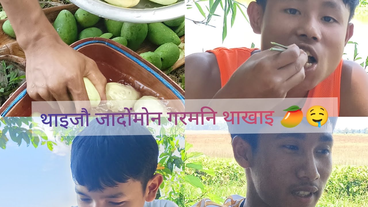 जानि ढिनै‌‌ थाइजौ 🤤🤤🥭🥭  @ Bhåbãñì boro vlog