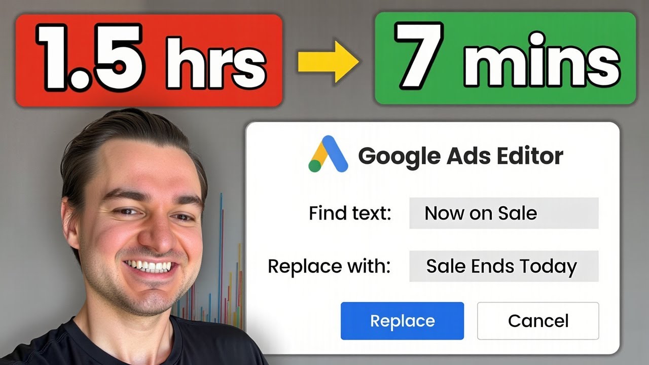 How to BULK Edit Google Ads FAST (Google Ads Editor Tutorial)