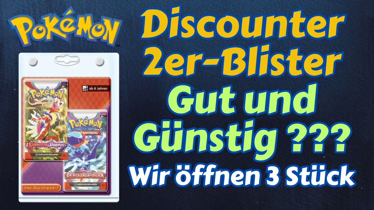 Pokemon - 3 x 2er Blister opening - Lohnt das oder nur manche Booster Verteilung gut?