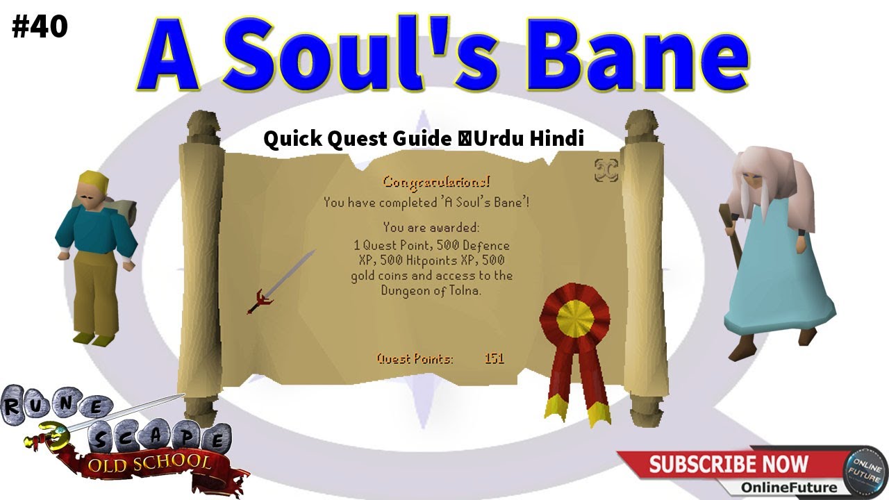 OSRS│How To Complete A Soul's Bane Quest 2020 │Quick Quest Guide │Urdu Hindi