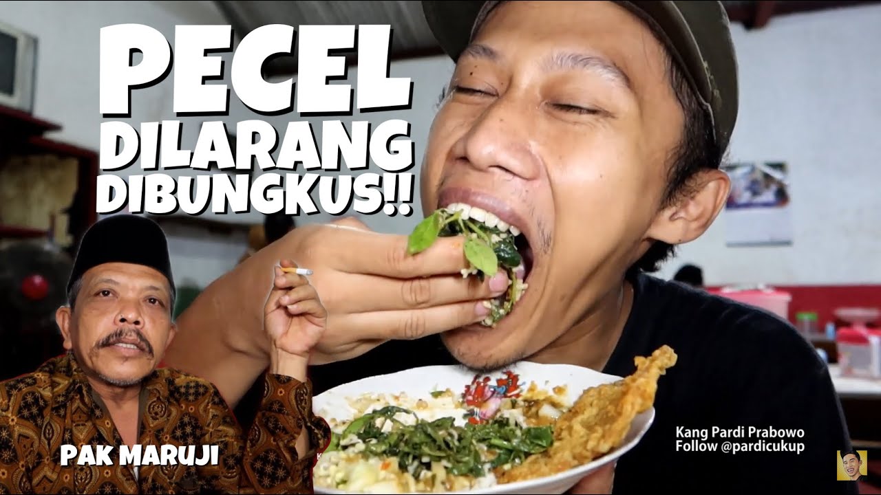 WARUNG PAK MARUJI, DILARANG MEMBUNGKUS PECEL!