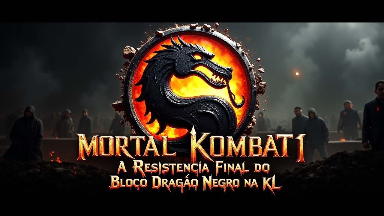 Mortal Kombat 1 Ultimo Supiro do Bloco do Dragão Negro na KL