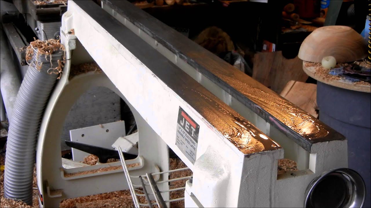 Cleaning My Jet 1642 Lathe Ways with a Rust Remover
