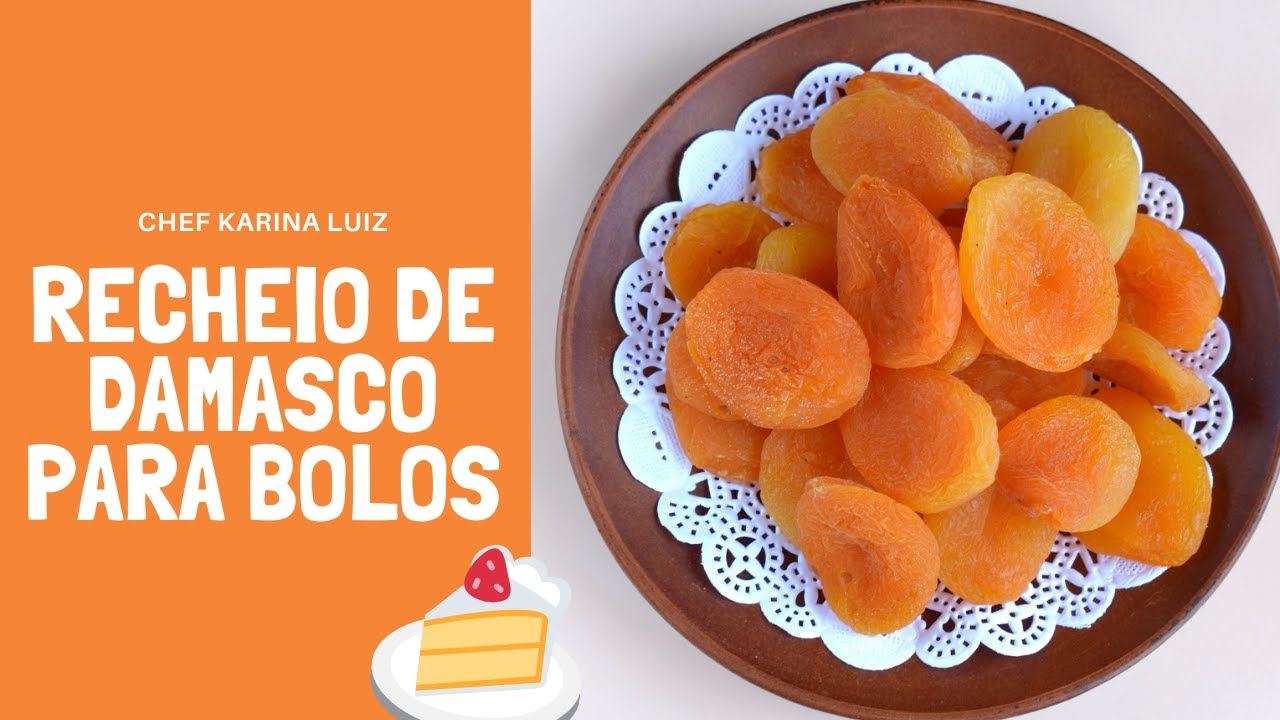 RECHEIO DE DAMASCO PARA BOLOS SUPER PRÁTICO