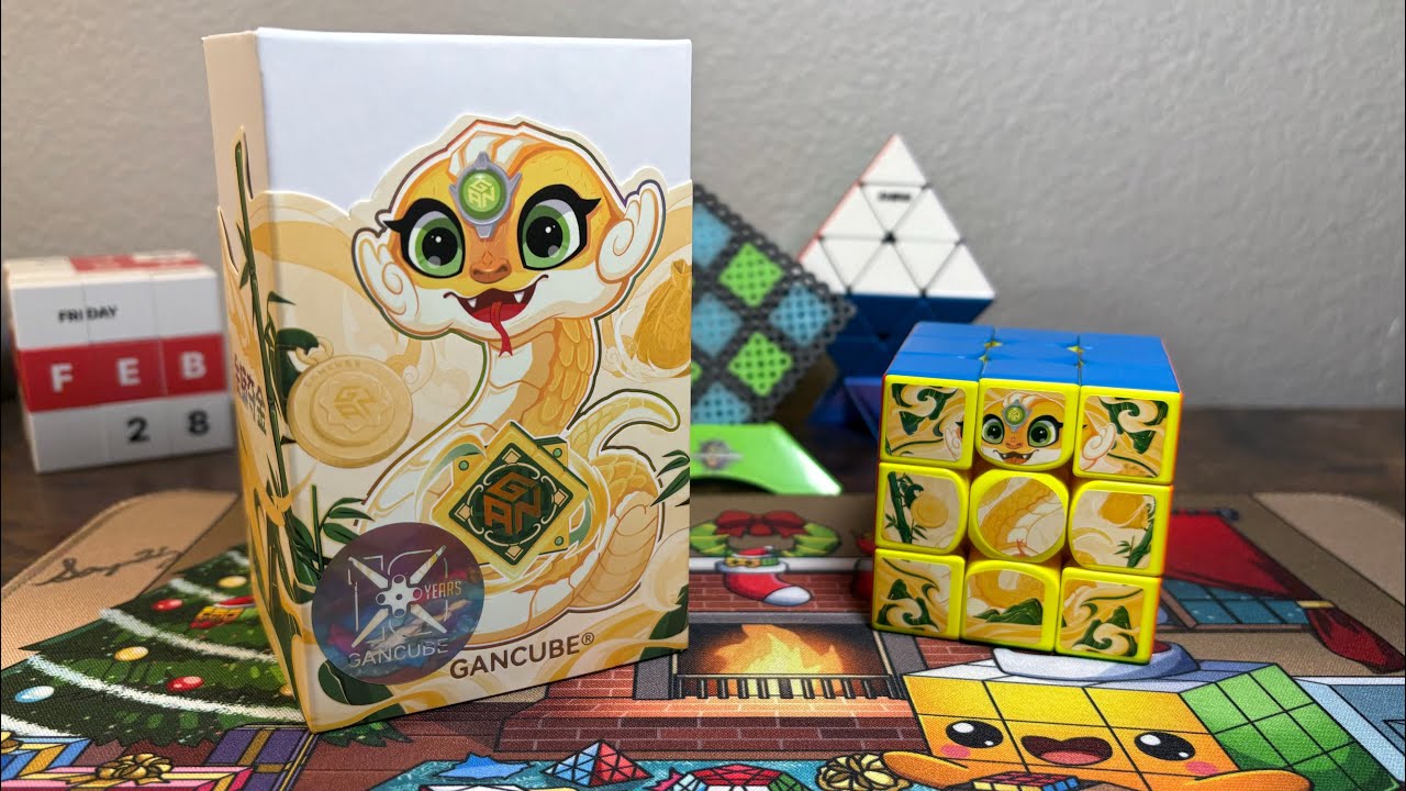 Unboxing The GAN 356ME 2025 Lunar New Year Edition Cube!