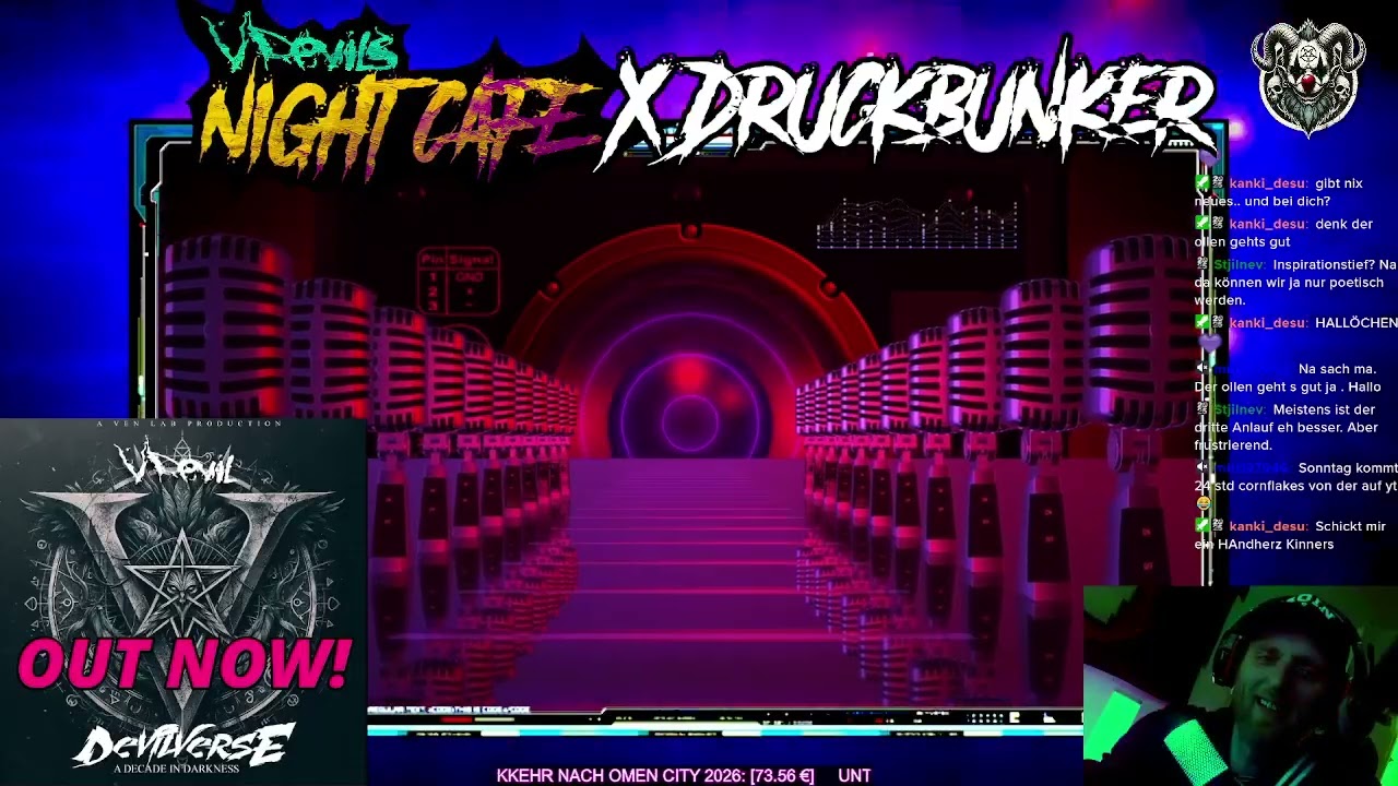 (FSK 18) NIGHT CAFÉ X DRUCKBUNKER // ET IS FREITACH!LABERN,MUKKE UND BIERCHEN !dc (20.2.2026)