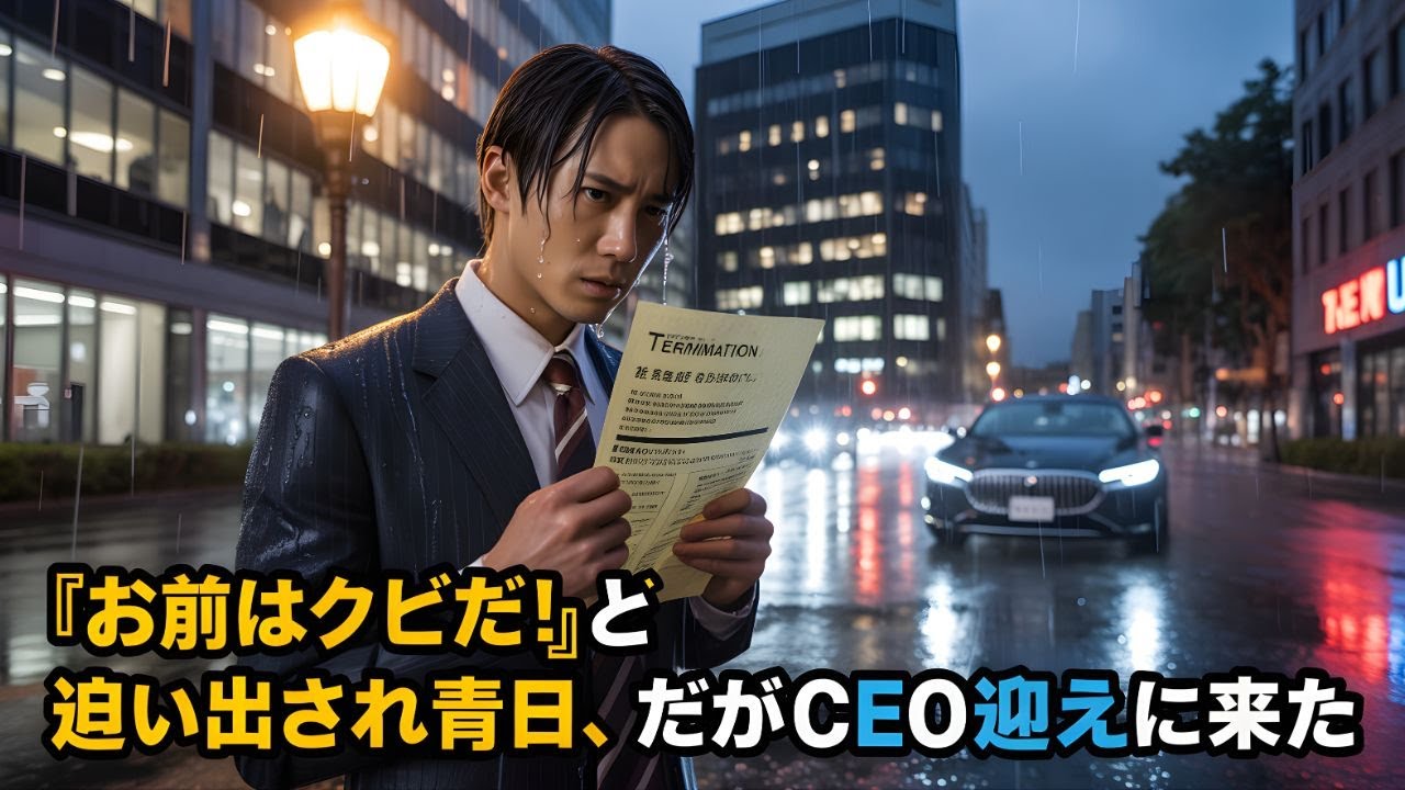 「お前はクビだ！」と追い出された青年。だが翌日、CEOが迎えに来た