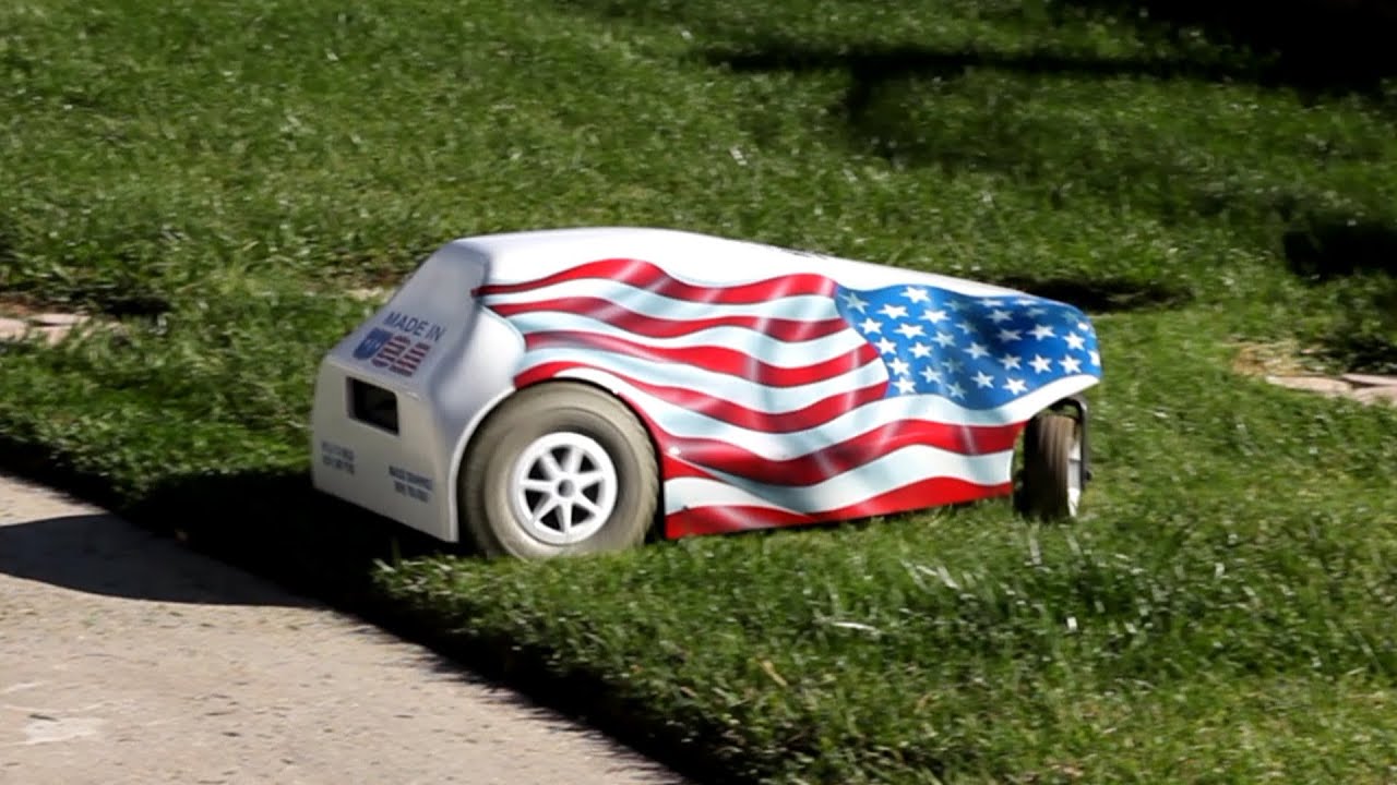 RoboMow FPV Radio Controlled Lawn Mower (too cool)
