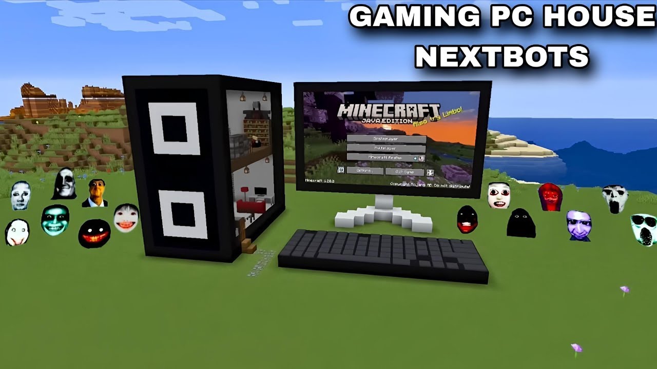 I FOUND UNDERWATER BASE WITH 100 NEXTBOTS in Minecraft - Gameplay - Coffin Meme