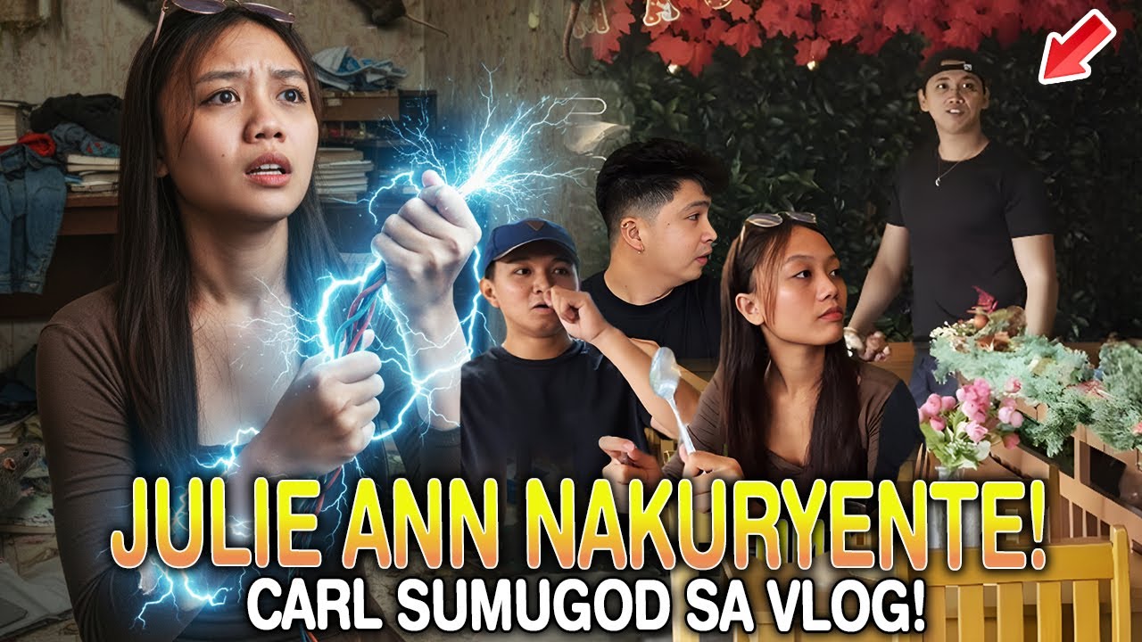 JULIE ANN NAKURYENTE! CARL SUMUGOD SA VLOG!