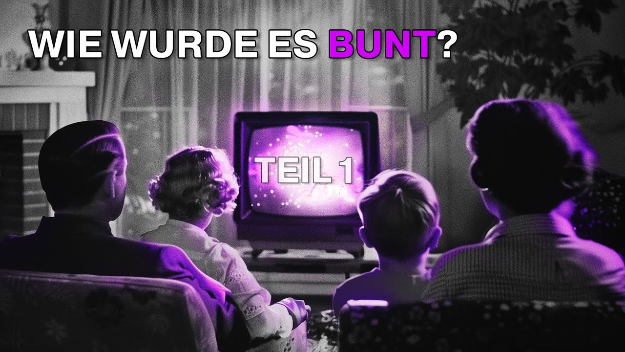 Die Geschichte des Farbfernsehers // von schwarz-weiß zu bunt – TEIL 1