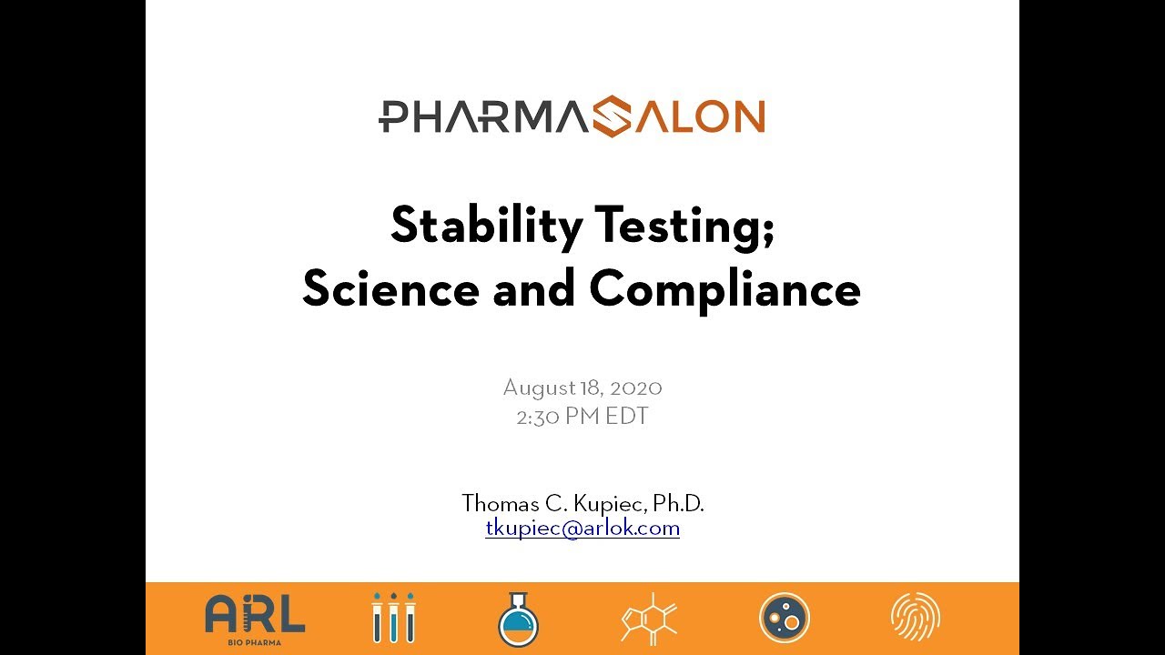 Stability Testing: Science and Compliance