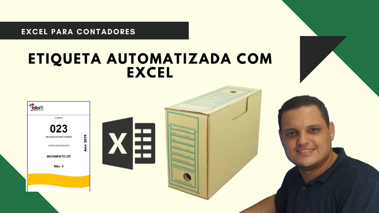 Etiqueta para CAIXA BOX Automatizada com Excel #ExcelParaContadores