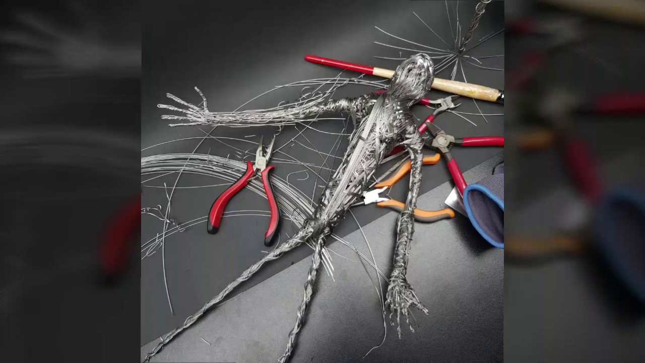 How to make wire sculpture human ; Part 1