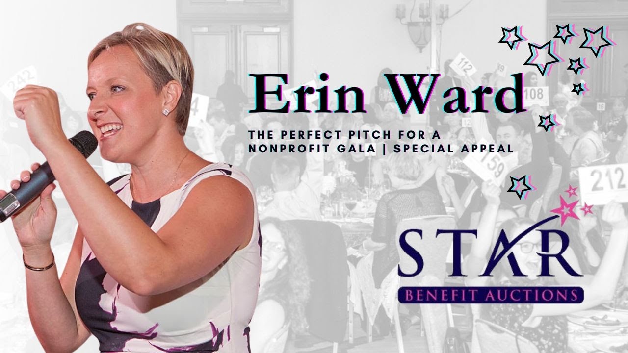 A perfect example of the perfect pitch with Erin Ward Fundraising Auctioneer