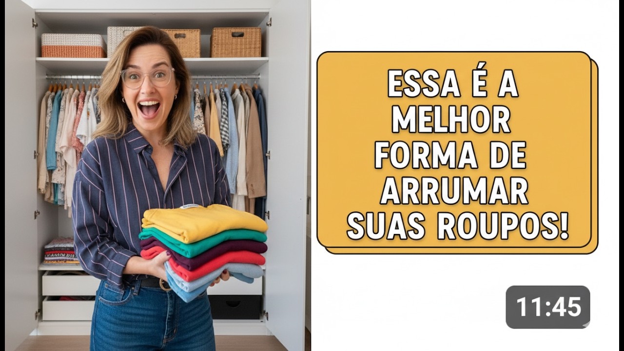 ESSA &Eacute; A MELHOR FORMA DE ARRUMAR SUAS ROUPAS