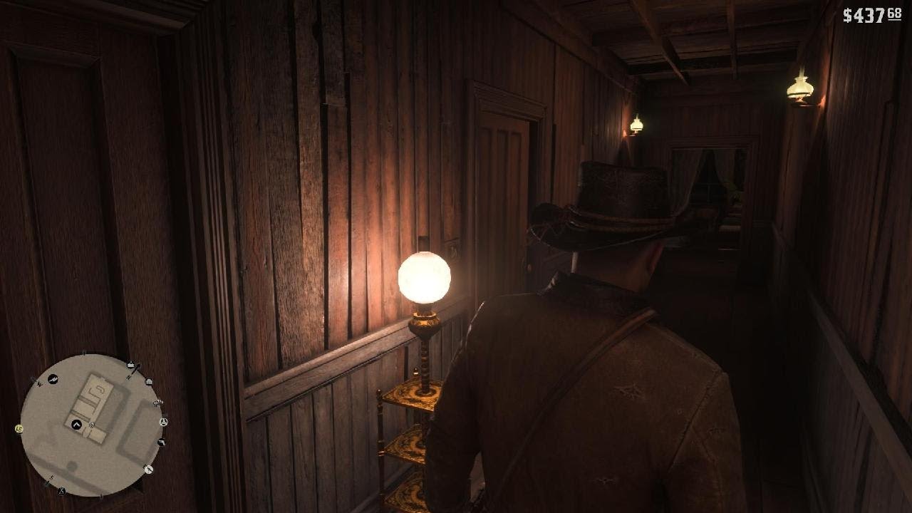 Arthur Morgan taking a bath
