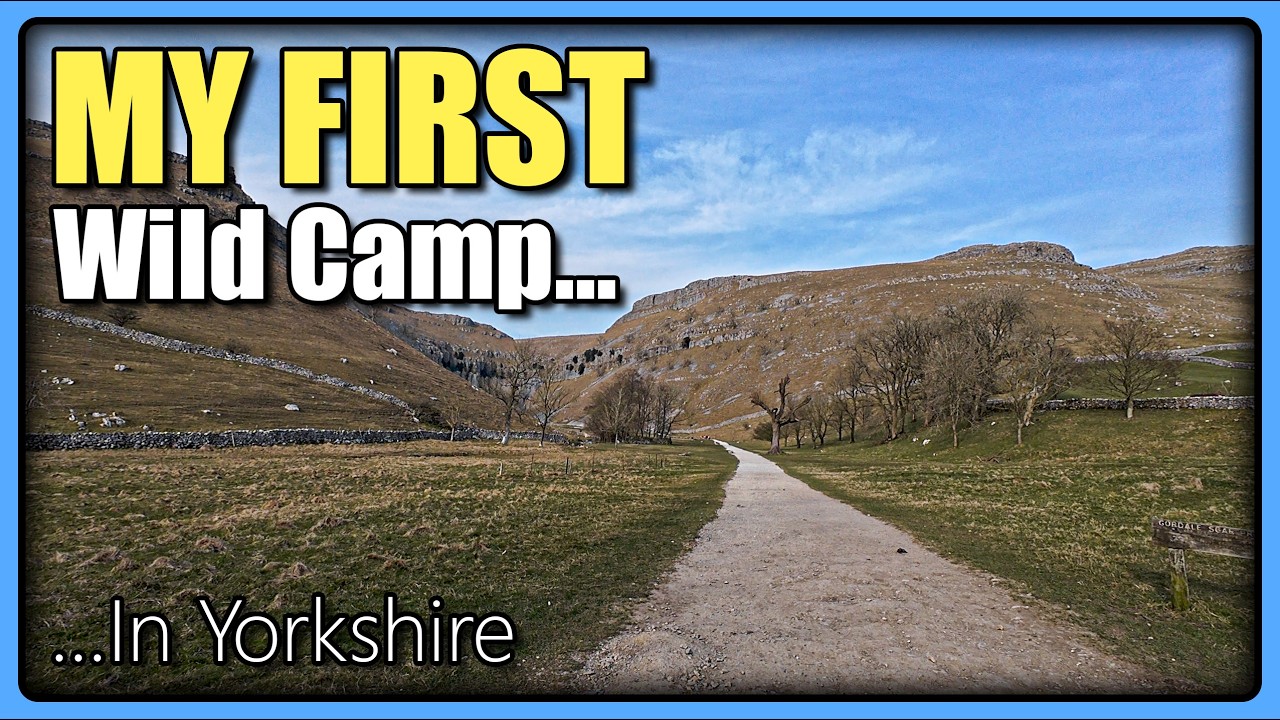 My First WILD CAMP in the Yorkshire Dales | ULTRALIGHT | Malham Tarn | Gordale Scar | Janet's Foss