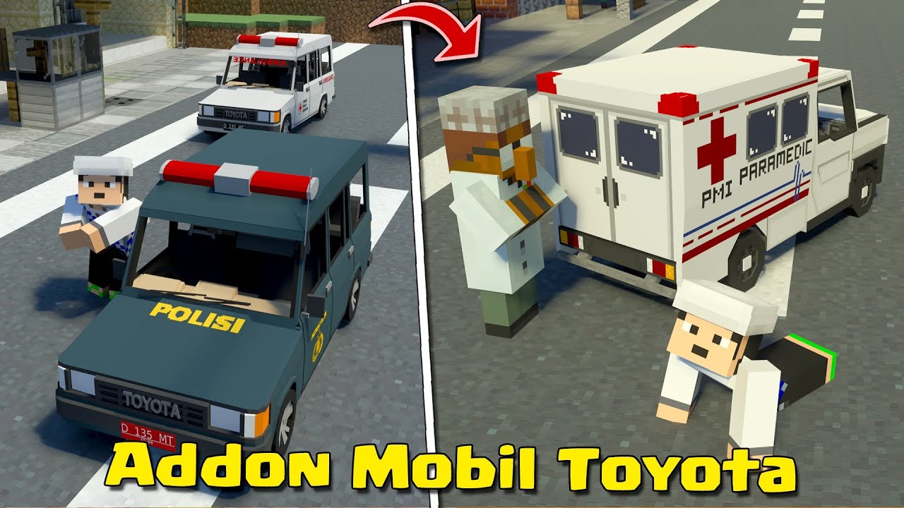 ADDON MOBIL TOYOTA KIJANG DAN RANGGA KEREN DI MCPE