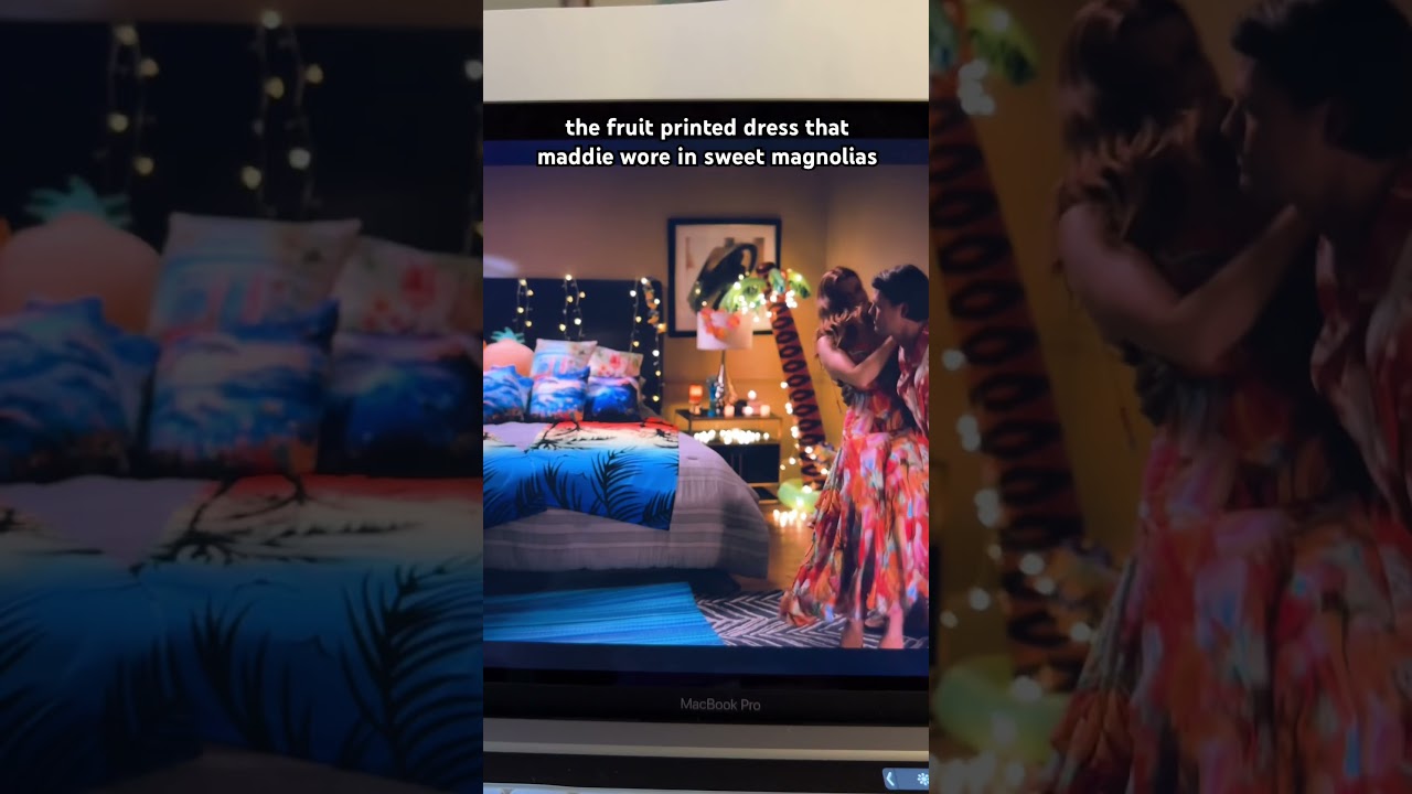 The super cute fruit printed dress that Maddie wore in season 2 of Sweet Magnolias is from Farm Rio