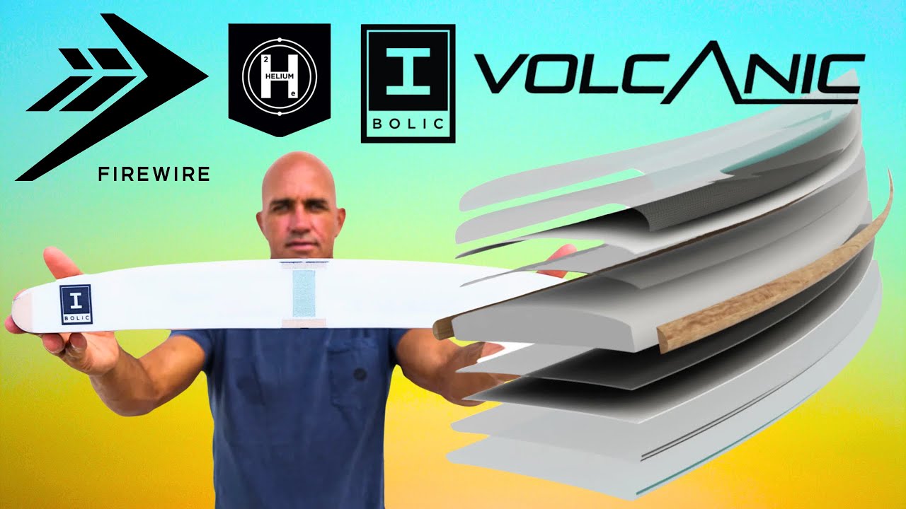Firewire Surfboard Tech...EXPLAINED! (I-Bolic VS Volcanic VS Helium VS Timbertek) - Which Is BEST?