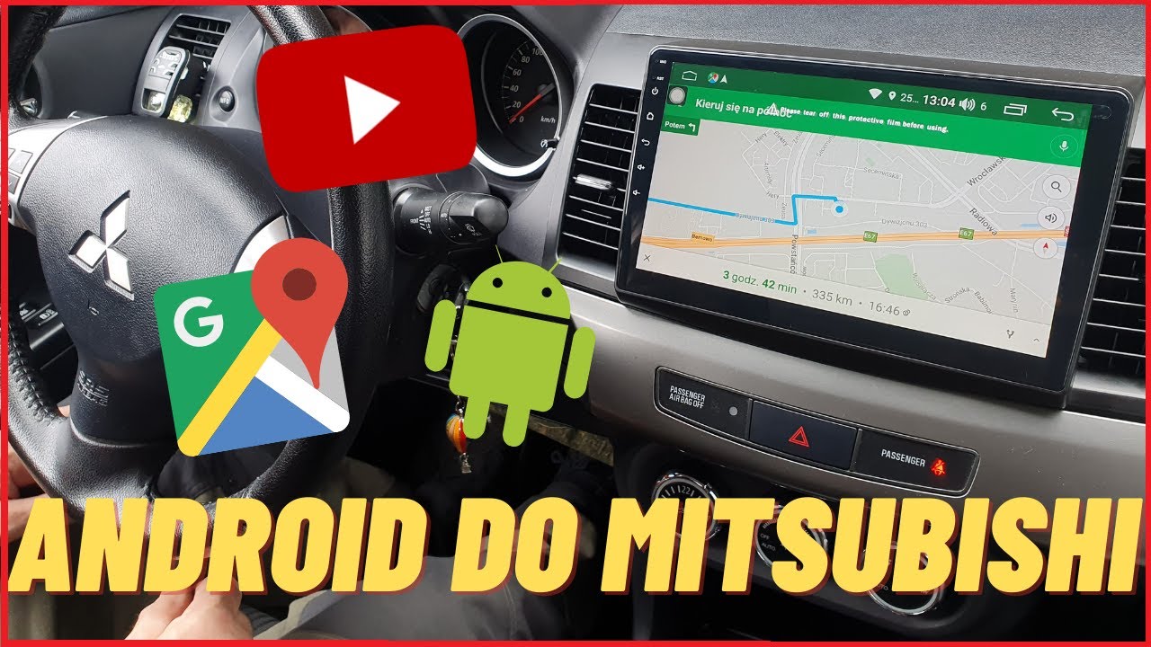 Radio Android i kamera cofania do Mitsubishi Lancer (radio GMS 9981 / kamera cofania AHD)