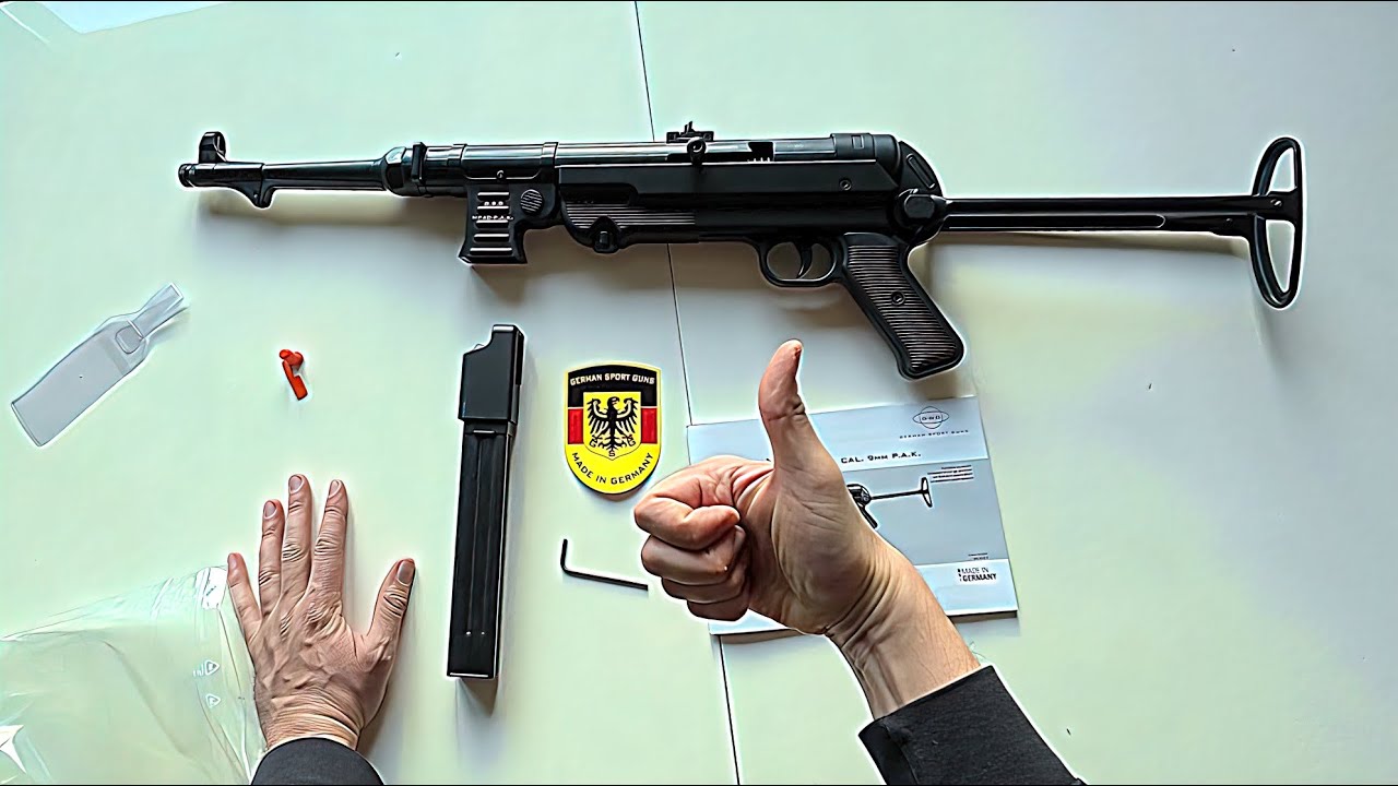 GSG MP40 P.A.K. - Unboxing & Live Fire Test 💥