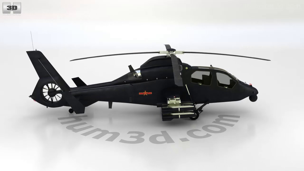 Harbin Z-19 Military helicopter 3D model by 3DModels.org