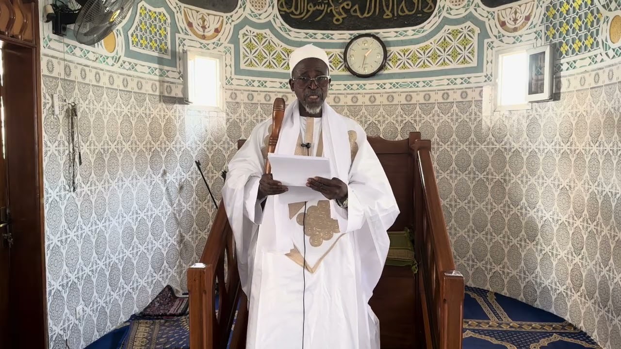 Khoutba Imam M’bodj du Vendredi 20 Février 2026 en arabe 